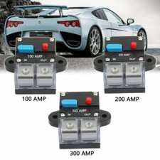 100/200A/300A AMP Car Audio Marine Circuit Breaker Reset Fuse Insurance Block US