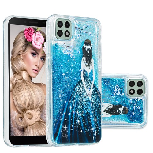 Moving Liquid Glitter Case For Samsung Galaxy A12 A22 5G A52s Pretty Phone Cover - Zdjęcie 11 z 90