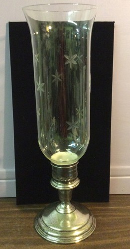 VTG Sterling by Frank M Whiting Co WEIGHTED & REINFORCED 282 Candlestick W/Globe - Picture 7 of 10