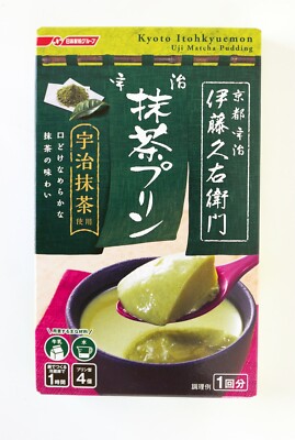 Kyoto Itohkyuemon Uji Matcha Pudding Mix powder 1pc Japanese Green Tea Dessert