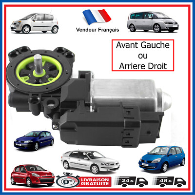 Moteur Lève-vitre Confort Pour Renault Clio III, Mégane II, Laguna, Etc. - Arrière Droit