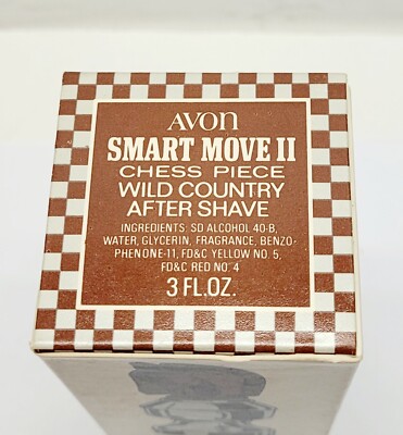 Avon Smart Move II Chess Piece Wild Country Shave 3 fl. oz Full Bottle