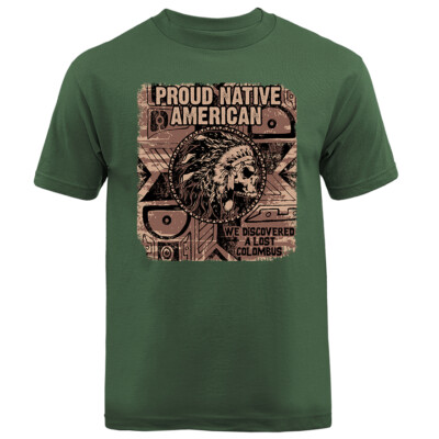 Proud Native American Graphic T-shirt