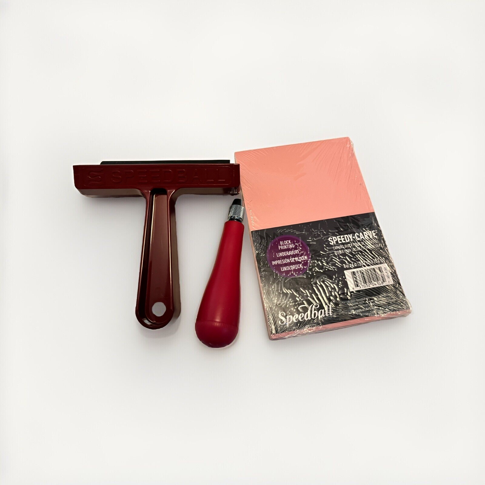 Speedball Block Printing Starter Kit Lino Craft - Read