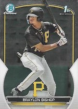 2023 Bowman Chrome Prospects #BCP-90 Braylon Bishop PIRATES