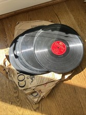 Lot of 12 Vintage Records 10" 78RPM Various Artists - Mixed Lot