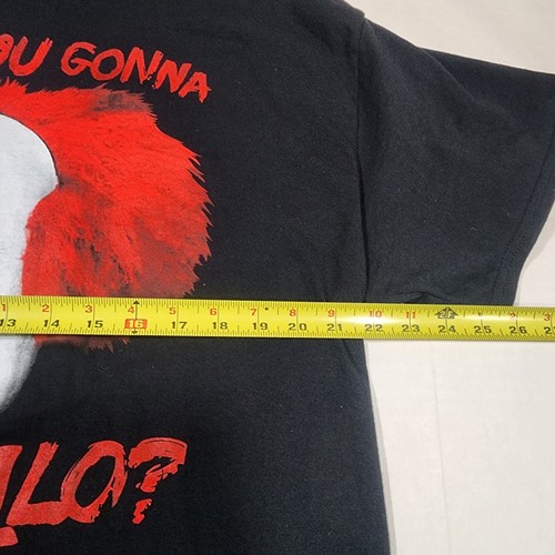 Camisetas para hombre IT The Movie talla XL negras Pennywise Aren't You Gonna Say Hello - Imagen 5 de 5