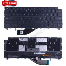 US Backlit Keyboard for Dell XPS 13 7390 2-in-1 , XPS 9310 2 in 1 Laptop 4J7RW