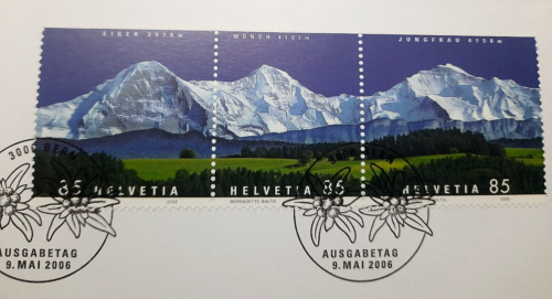 Switzerland - "SWISS MOUNTAINS ~ MOUNTAIN PANORAMA" FDC First Day Cover 2006 - Picture 5 of 6