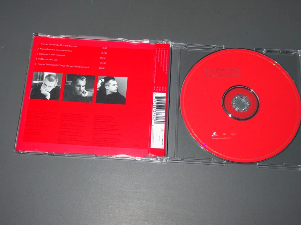 PET SHOP BOYS - A RED LETTER DAY / 5 TRACK MAXI-CD 1997 (MINT-) - Bild 3 von 3
