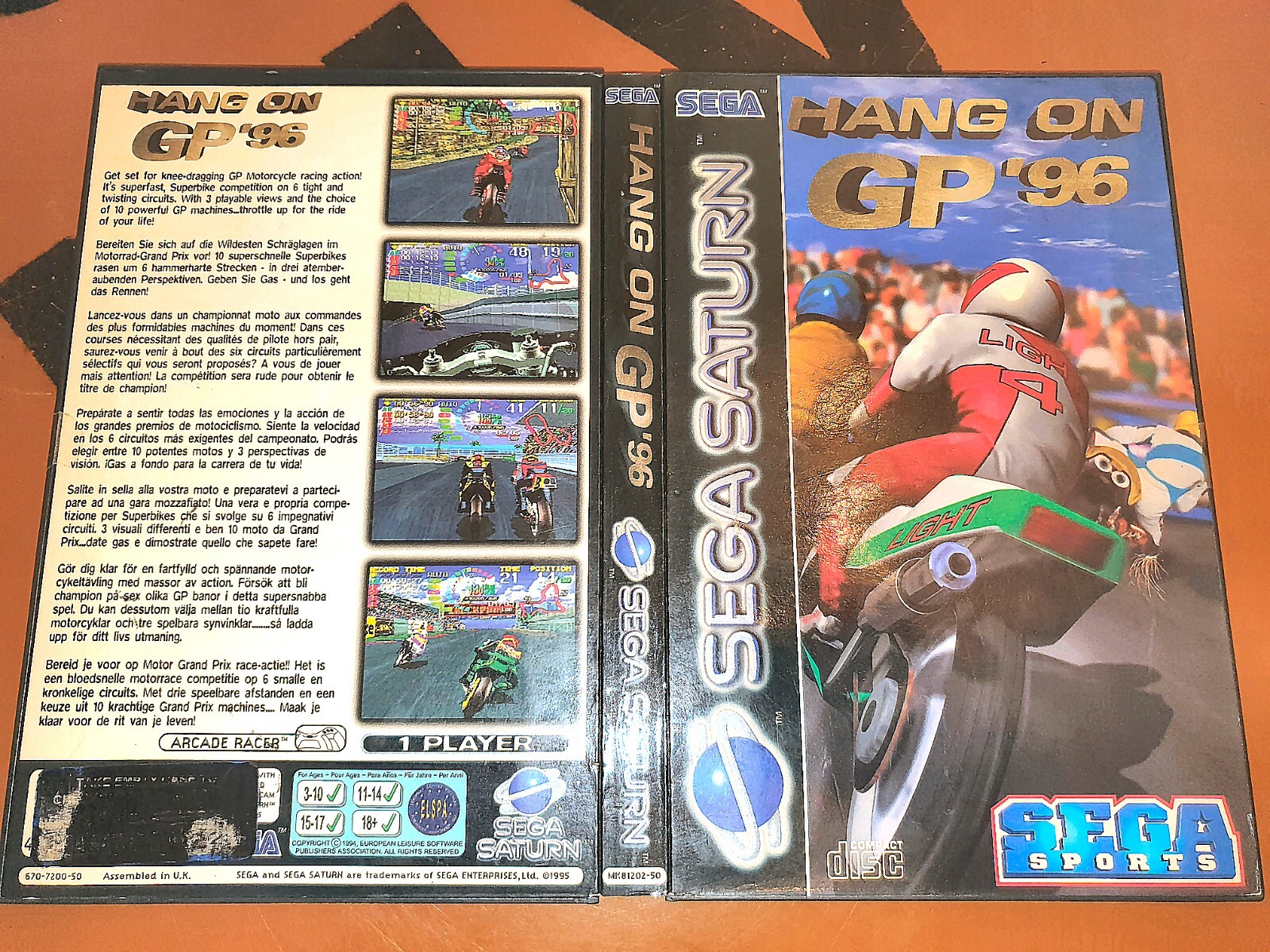 Hang On GP '96 - SEGA SATURN Jeu - Complet