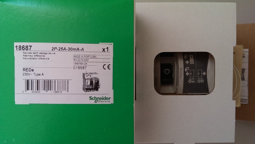 40A FI Schutzschalter Mit Automatischer Wiedereinschaltung - Digitales Display 230V