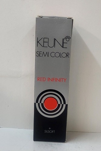 KEUNE SEMI COLOR RED INFINITY ~ EXPIRED With Silk Proteins ~ 2.1 fl. oz. Tube - Picture 2 of 3