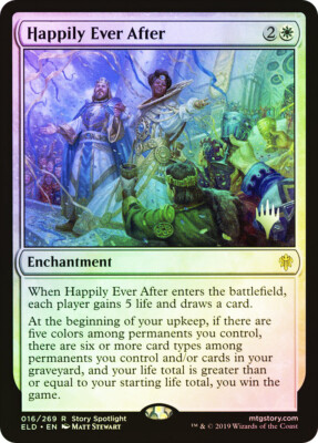 MTG FOIL Happily Ever After(Promo Pack) (Throne of Eldraine) - Promo #016p  | eBay
