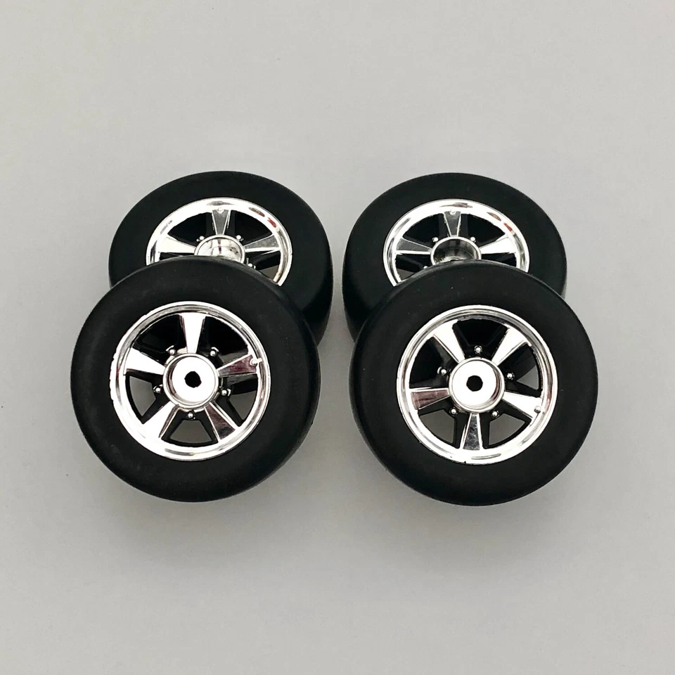 Oldtimer Reifen Felgen Set TORANA GTR VINTAGE LOOK 1/10 4 Stück Slickreifen - Bild 3 von 4