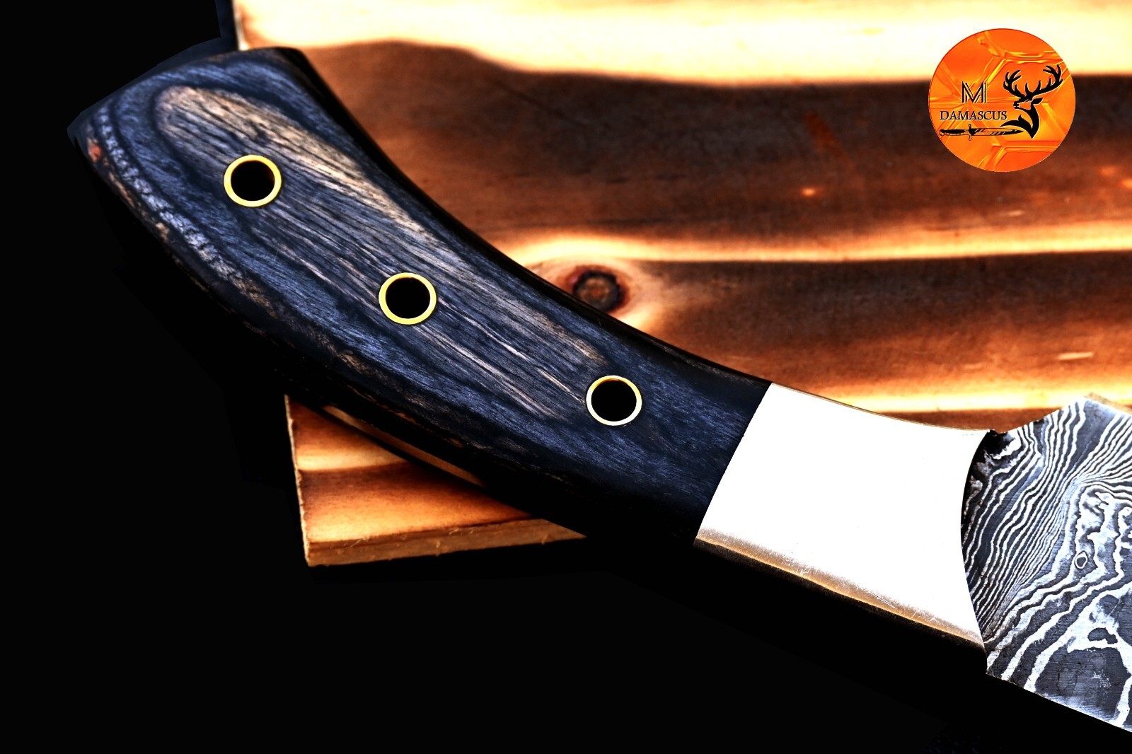 CUSTOM HANDMADE FORGED DAMASCUS STEEL CHEF KNIFE UTILITY KITCHEN KNIFE 2768