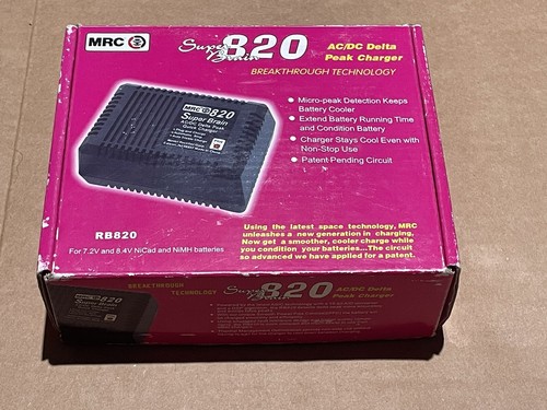 MRC 820 Super Brain AC/DC Delta Peak R/C RB820 Hobby Shop Charger in ...