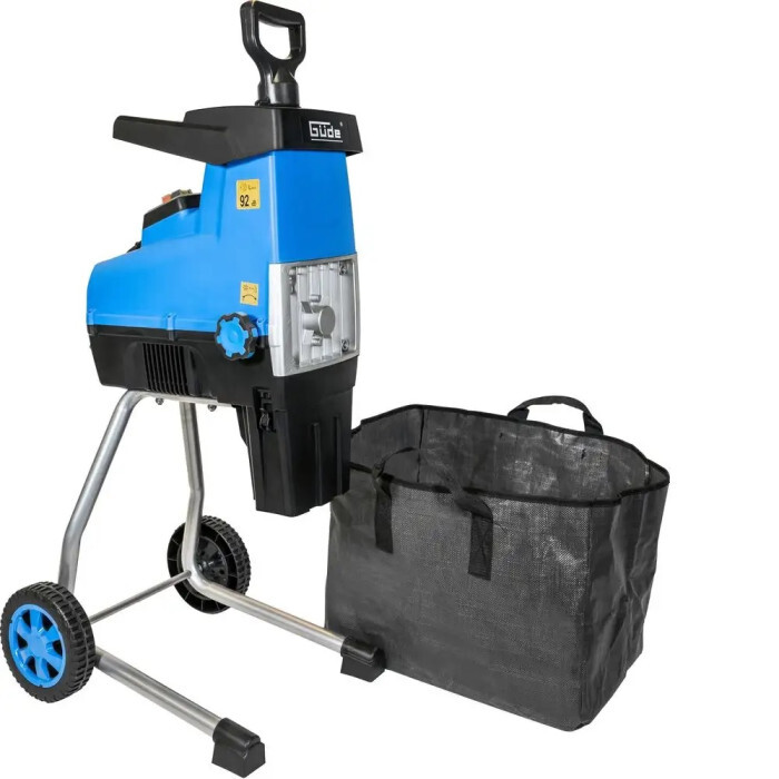 Broyeur de branche électrique 2800W Güde GH 2801 avec bac rigide