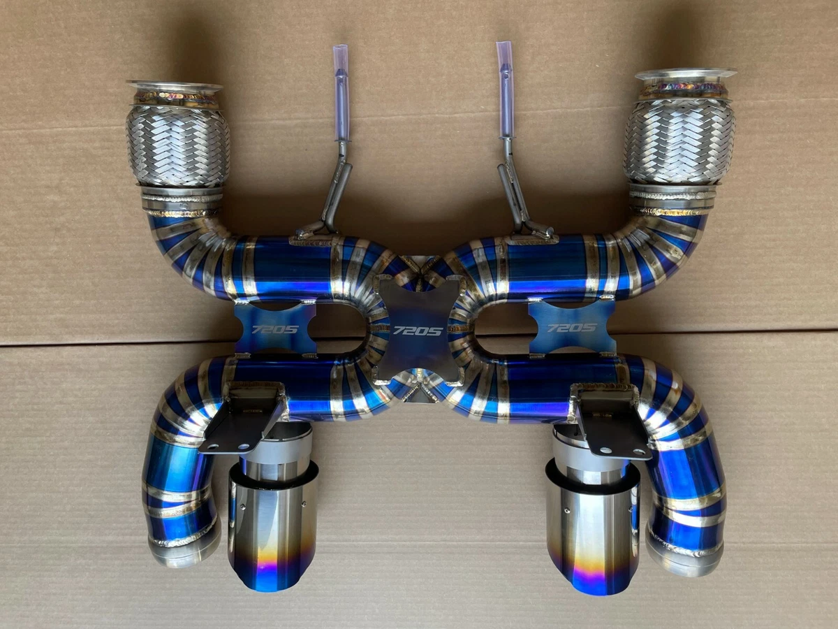Titanium exhaust sale