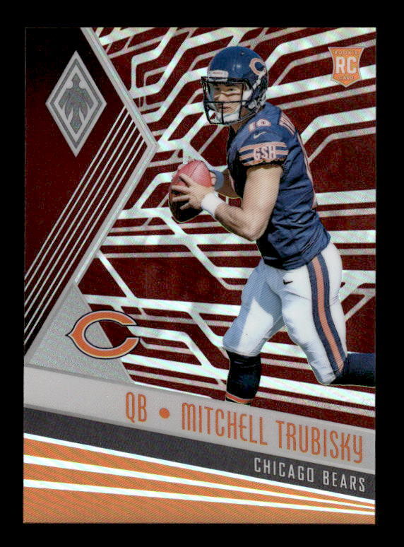 2017 Panini Phoenix Red #102 Mitchell Trubisky /299 - NM-MT