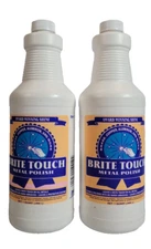 PACK OF 2 Chemcor Brite Touch Metal Polish (10012) 32 OZ EA