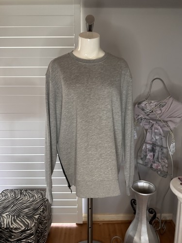 New Unisex Xersion Gray Long Sleeve Sweatshirt Top Size Medium