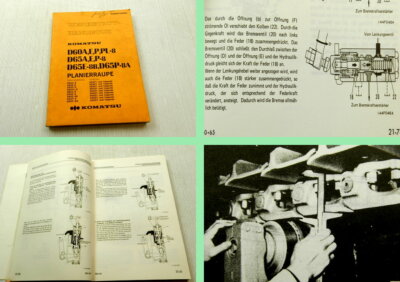 Komatsu D60 D65 A E P PL -8 B A Planierraupe Werkstatthandbuch 1965