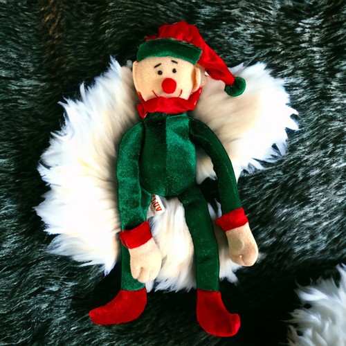Christmas Santa Elf Hug & Luv Plush Toy Decoration 9 in - Picture 2 of 12