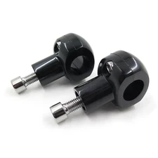 Black 22mm Round Handlebar Riser Detachable Bar mounts For V-star Road Star Shad