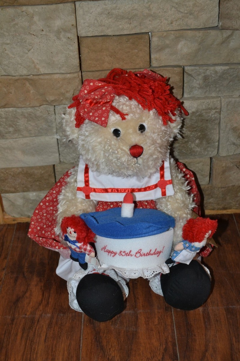 F14- Dakin Raggedy Ann & Raggedy Andy 85th Birthday Bear 1999 | eBay