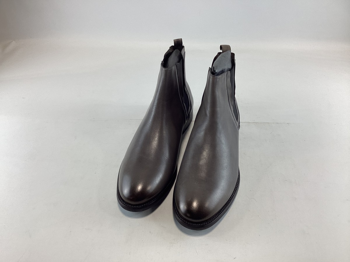 Mens Bacco Bucci Gray Black Leather Chelsea Boots 12M NWOB  display picture 3