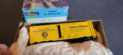 #ad #ad HO TRAIN KIT ATHEARN 1975 RAIL O RAMA SIOUX VALLEY MODEL ENGINEERS SOCIETY AAAAA $19.97