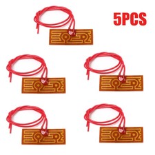5pcs 19x49mm PI Polyimide Heating Film Heating Plate Adhesive Heater Pad 12V 20W
