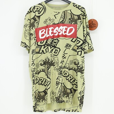 NWT MEN S BAILEY APPAREL HUSTLE BLESSED GRAPHIC TSHIRT SIZE 3XL