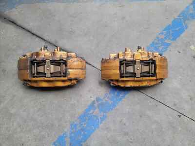 2006 SUBARU  WRX STI  BREMBO GOLD BRAKE CALIPERS FRONT LEFT AND RIGHT  OEM