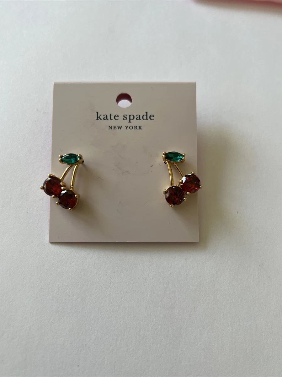 Cherry earrings kate sale spade