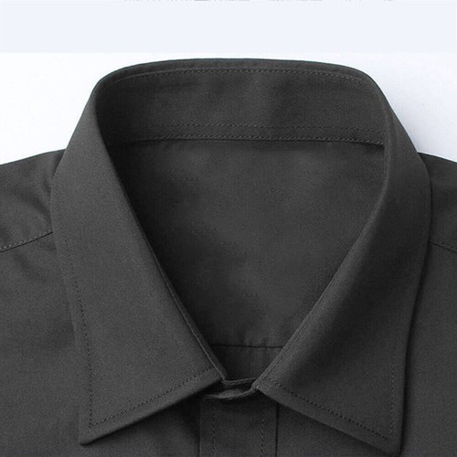 Herren Freizeit Slim Fit Kurzarm Knopfleiste Oberhemd Sommer Business Hemden - Bild 7 von 20