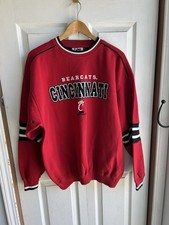 VTG 90s Lee Sport Cincinnati Bearcats Red Sweatshirt Crewneck Size XL