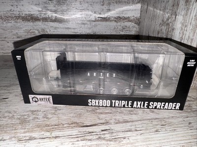 1/64 Scale  Artex SBX800 Spreader Triple Axle Manure Spreader Spec Cast