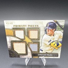 Topps 2025 Museum Christian Yelich SPPQ-CY Brewers Gold /49