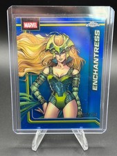 2026 Topps Chrome Marvel Enchantress #35 Blue Refractor /150