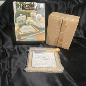 Vintage New In The Box Corelle Callaway Ivy Pattern Six Piece Tabletop Set