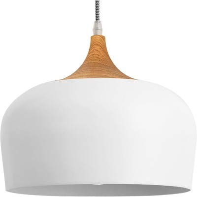 Pendant Light,Nordic Wooden Dome Minimalist Style Light fixtures Ceiling Hanging