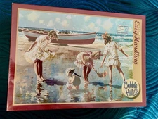 NEW SEALED Cobble Hill Puzzle “AT THE SEASIDE” 275 LARGE PIECES Easy Handling.