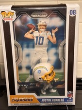 Funko Pop! Trading Cards Panini Prizm Justin Herbert #08 Figure Brand New In Box