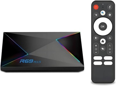 R69 Plus Android 14.0 TV Box | Android 14/2GB RAM/WIFI6/Ethernet | US Stecker
