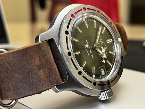 Reloj Vostok Amphibia URSS - Raro Estuche Titanio - Buzo Vintage - Como Nuevo - Imagen 3 de 24