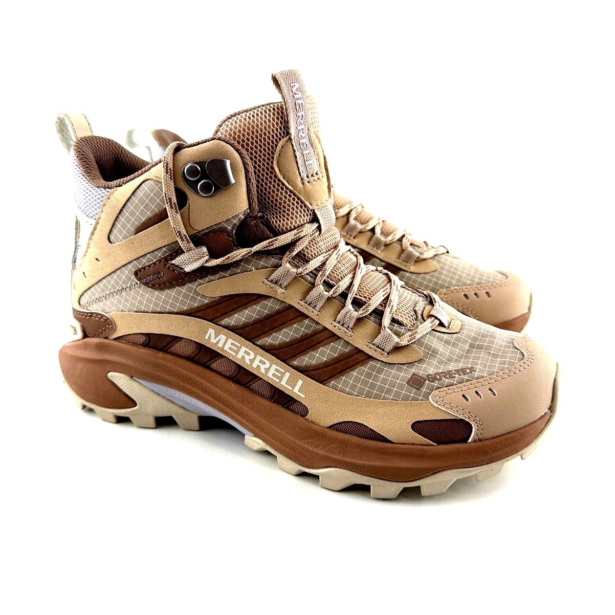 Merrell Women's Brown Moab Speed 2 Mid GTX Hiking Shoes Size 7 image 3