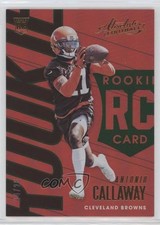 2018 Panini Absolute Rookie Spectrum Green /25 Antonio Callaway #150 1o3