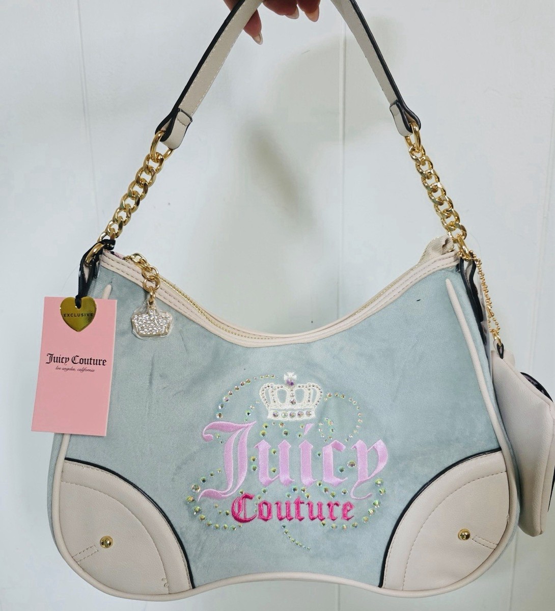 Juicy Couture Dreamy Shoulder Bag - Sage NWT | eBay